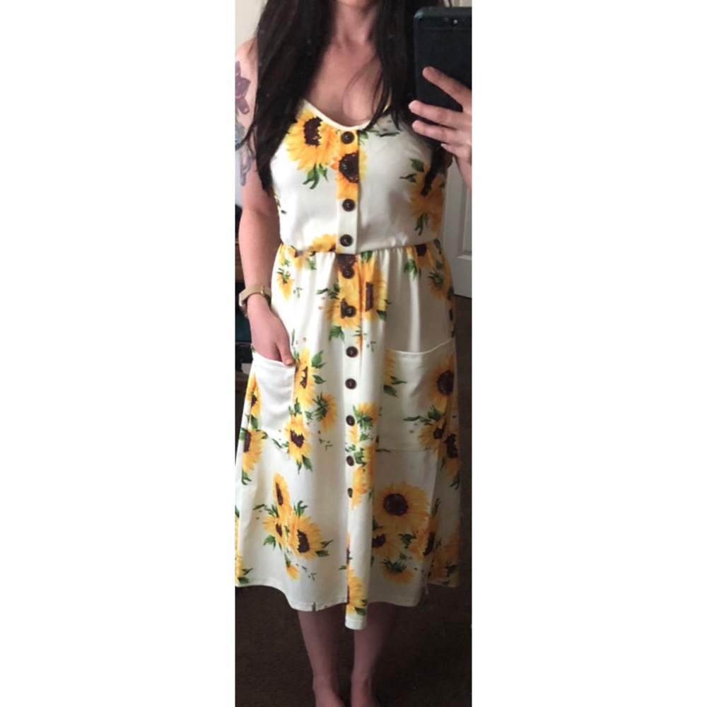 🌻Sunflower dress 🌻